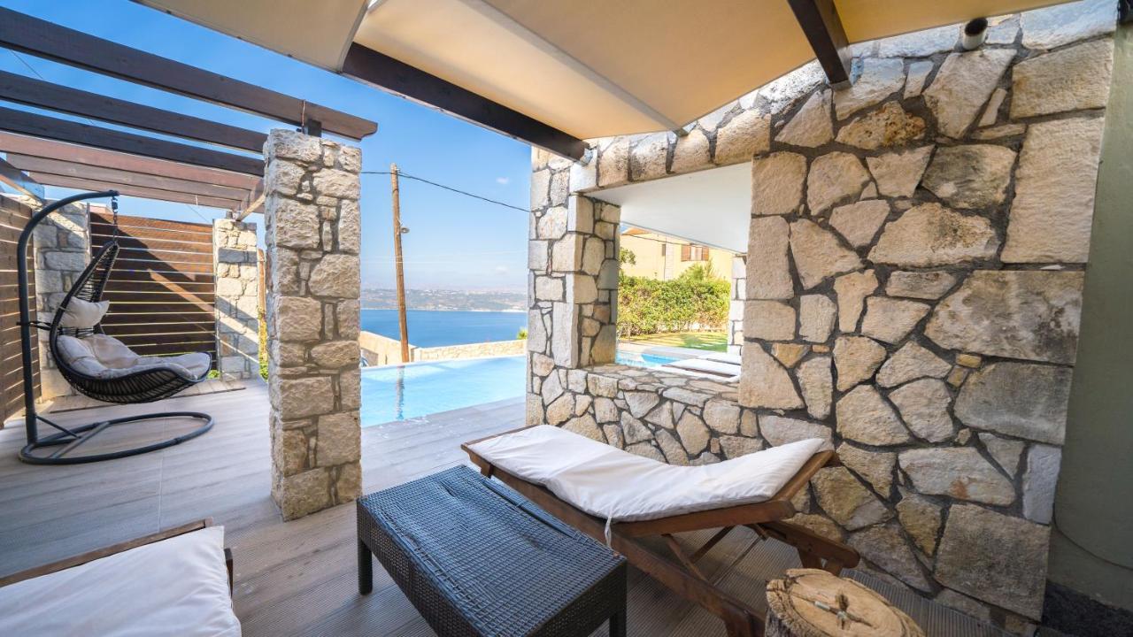 מגאלה קורפיה Villa Majestic Crete Heated Pool And Sauna מראה חיצוני תמונה