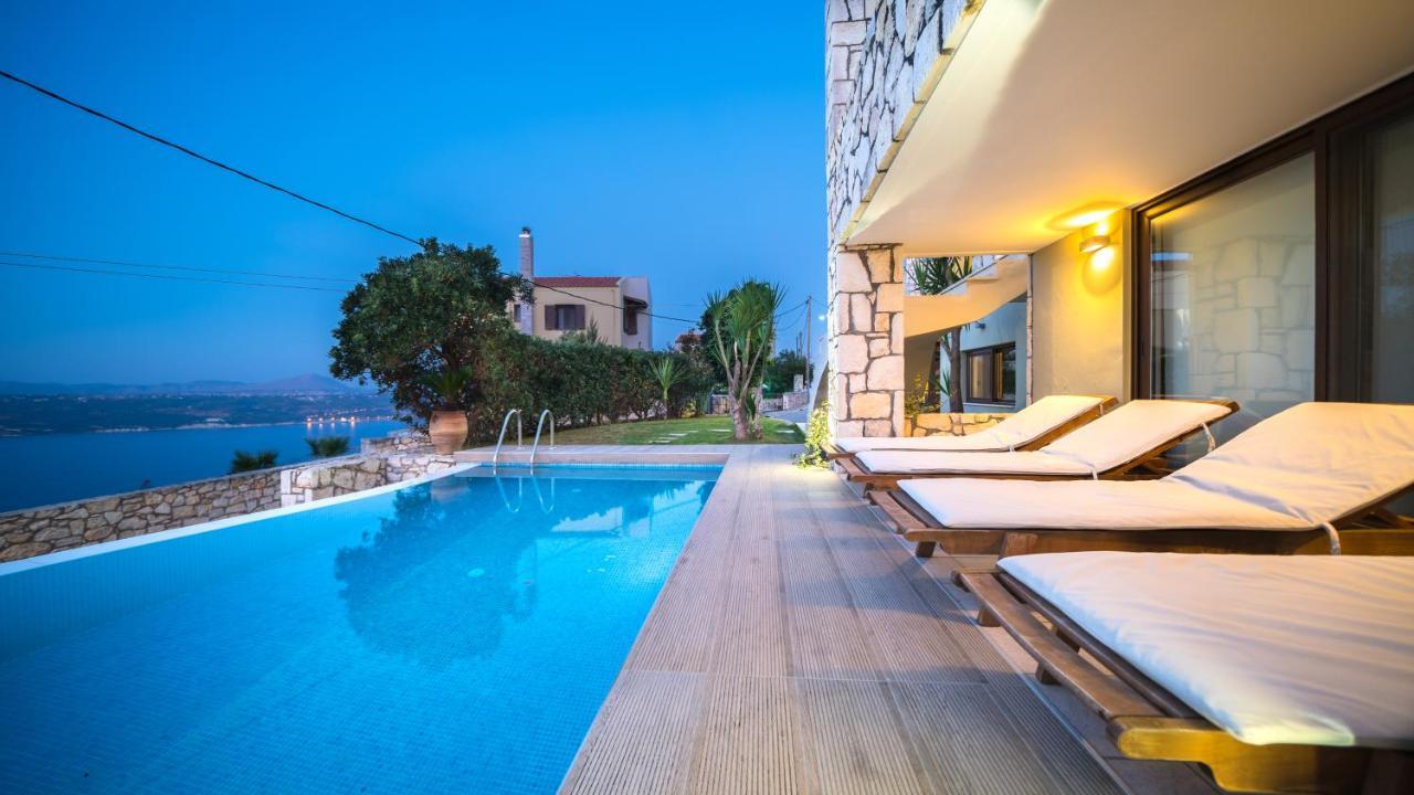 מגאלה קורפיה Villa Majestic Crete Heated Pool And Sauna מראה חיצוני תמונה